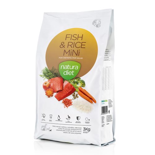 Natura Diet Fish & Rice Mini 3 Kg