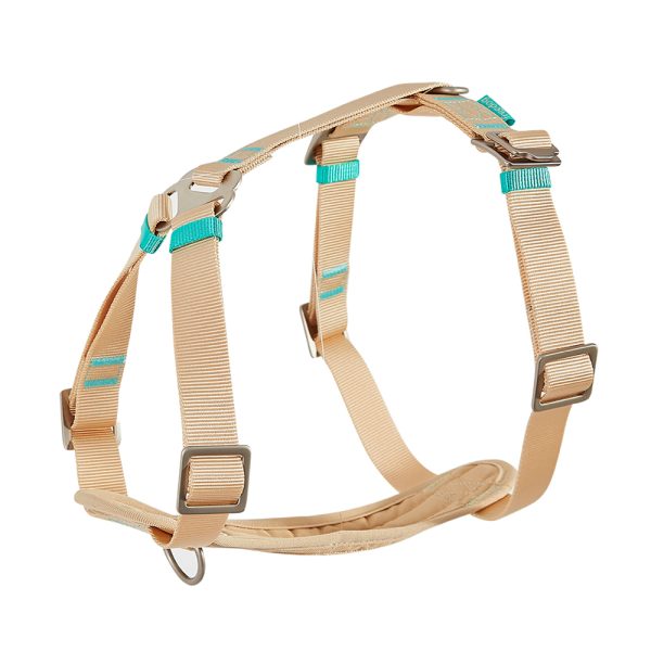Peitoral P/ Carro Saferide Pro - Beige 25Mm X 43/58Cm - 55/75Cm