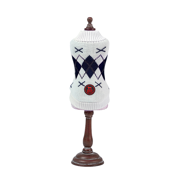 Camisola Diamond - Branco - 25 Cm
