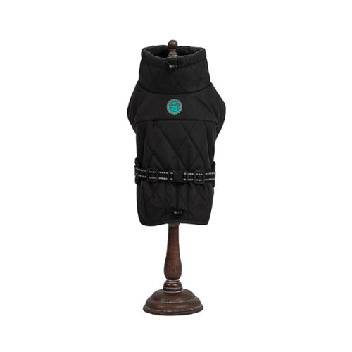 Casaco Impermeável Oymyakon C/ Peitoral Integrado - Preto 60Cm
