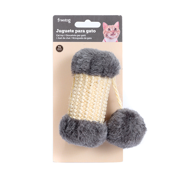 Brinquedo Gato - Arranhador Mini Gris - 11X9Cm