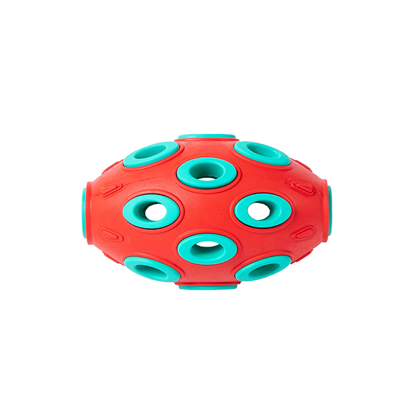 Brinquedo Borracha "Snack Rugby" - 7,6X12 Cm