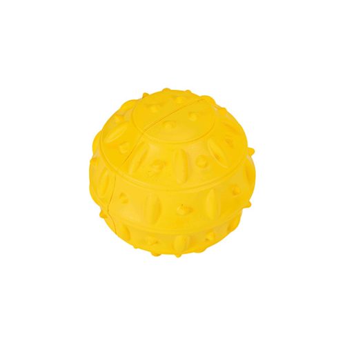 Brinquedo Borracha P/ Snacks - Teak Amarelo - 8 Cm
