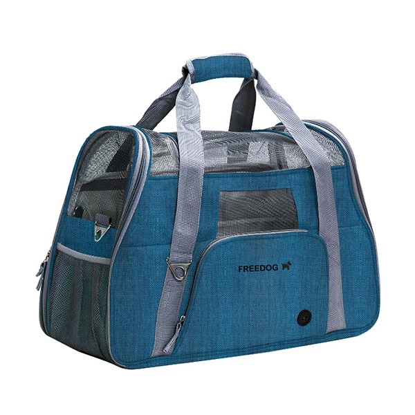 Transportadora Crossworld Azul - 51X23X35 Cm