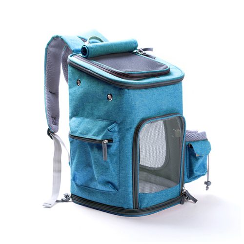 Transportadora Mochila K2 Pro Turquesa - 27X27X43 Cm