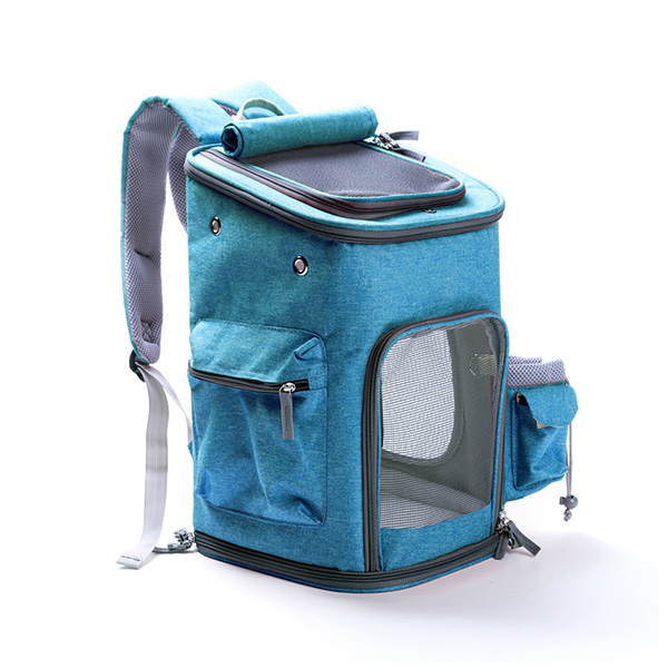 Transportadora Mochila K2 Pro Turquesa - 27X27X43 Cm