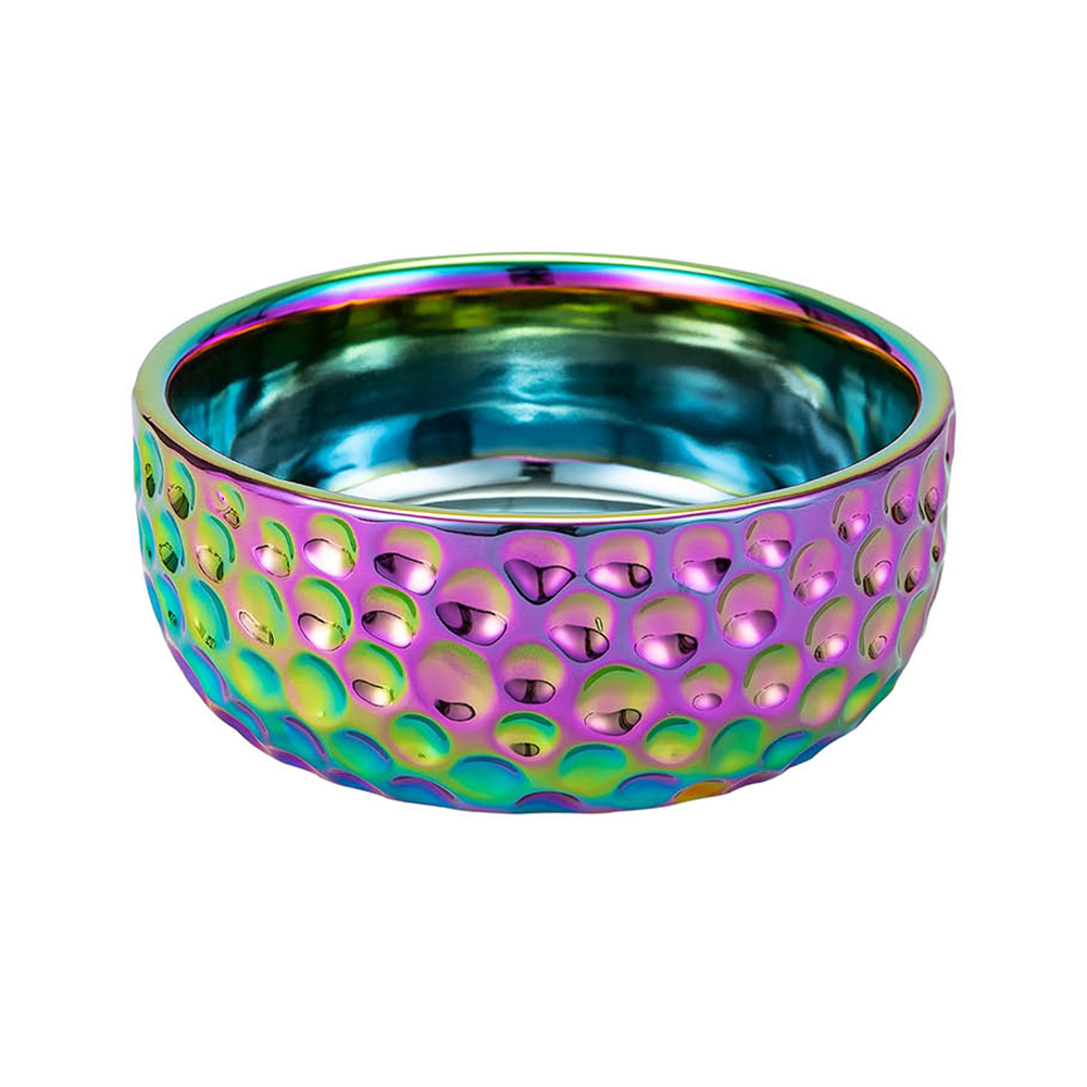 Comedouro Moon - Chrome 15X15X7 Cm (700Ml)