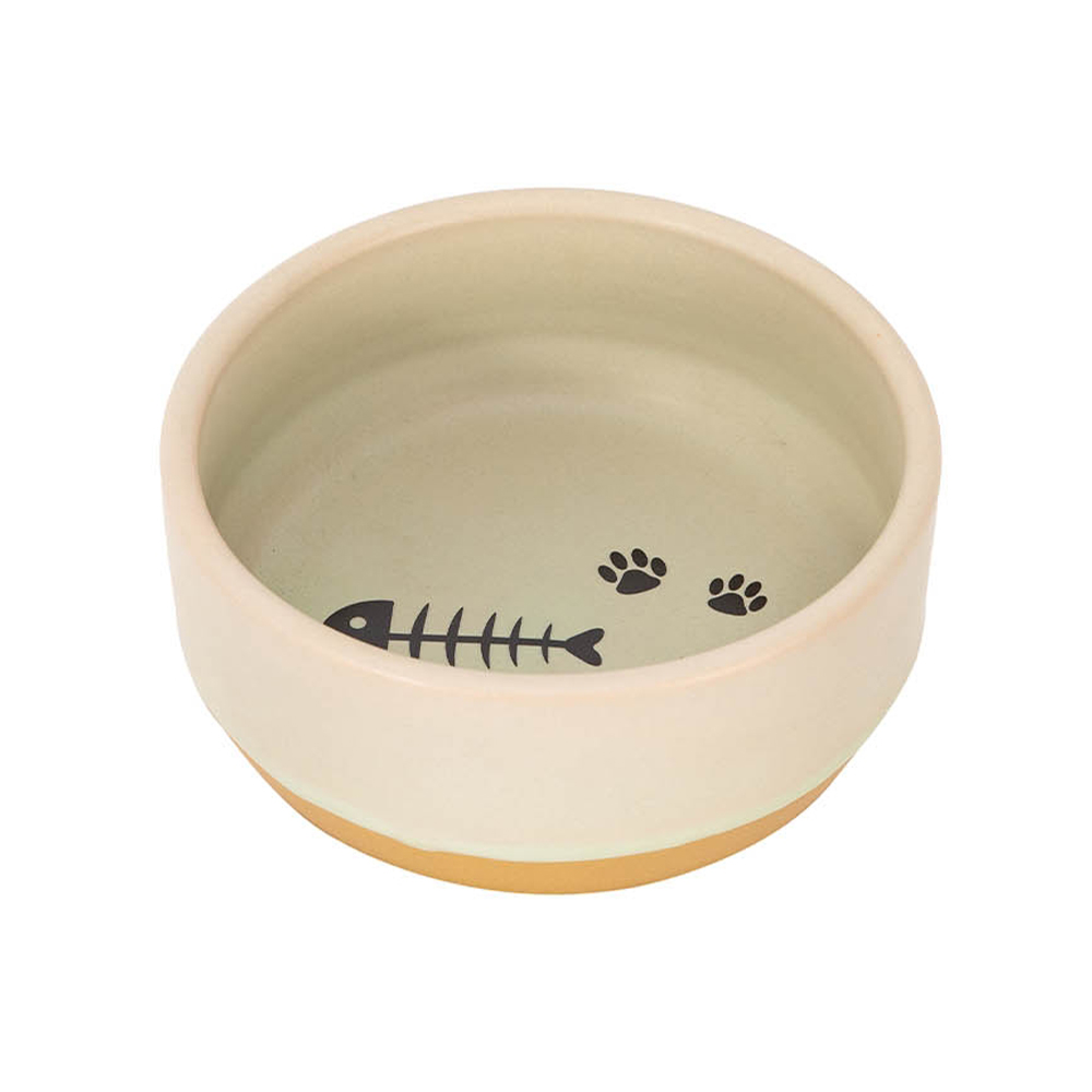 Comedouro Cyllene - Beige 14X14X5,5 Cm (450Ml)