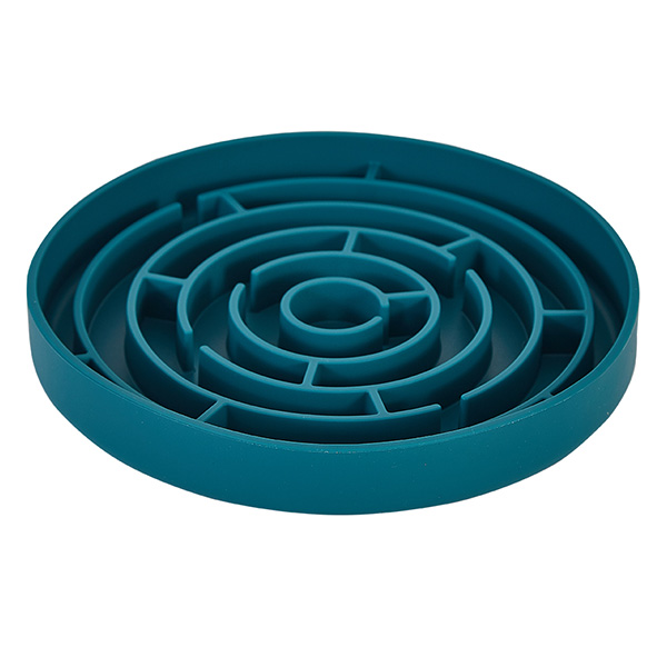 Bowl Soft Slow Food Azul Teal 22 X 22 X 3.5 Cm