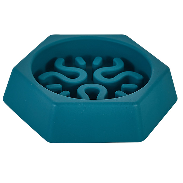 Bowl Fringe Azul Teal 21 X 18.5 X 4.5 Cm