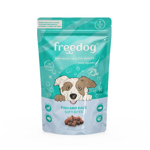 Freedog Snack Semi-Húmido Peixe E Couve 100Gr