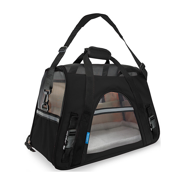 Transportadora Fly Preto 48X25X33 Cm - 48 X 25 X 33 Cm