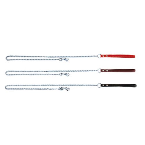 Trela Cromada C/Pega Em Pele 3.5Mmx60Cm C Sortida