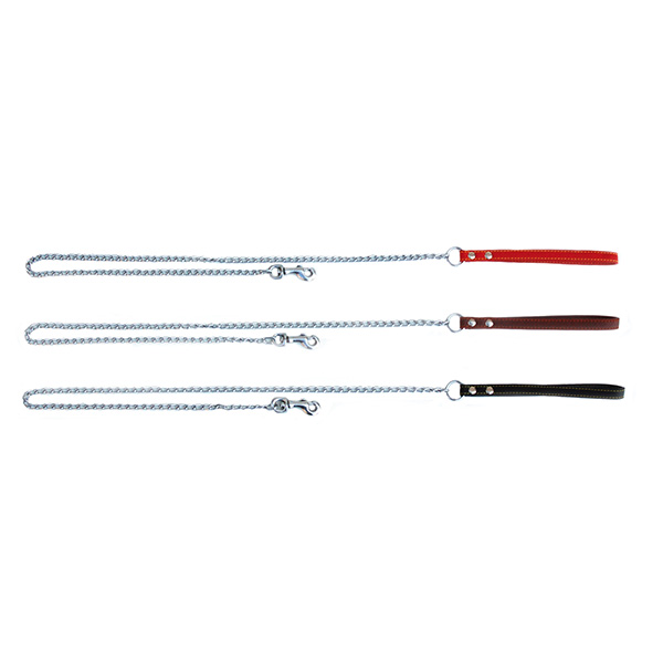 Trela Cromada C/Pega Em Pele 3.5Mmx60Cm C Sortida