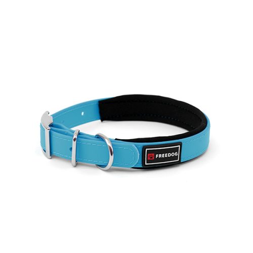 Coleira Ergo Pvc Azul - 15Mm X 35Cm - 15Mm X 27/37Cm