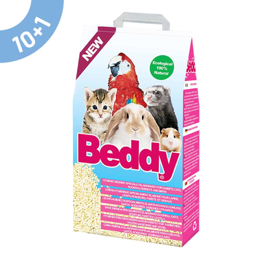 Pack Litter Granulado Madeira Beddy 10L - 10+1 Oferta