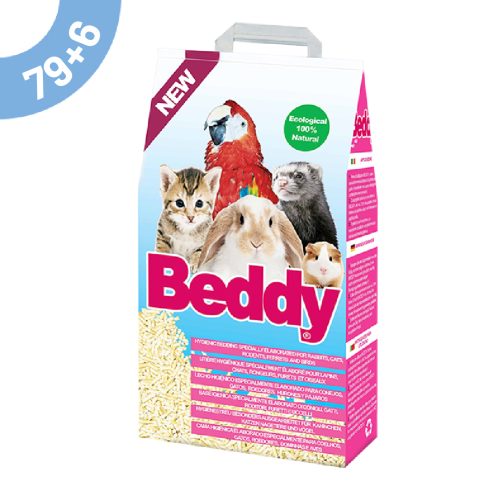 Pack Litter Granulado Madeira Beddy 10L - 79+6 Oferta