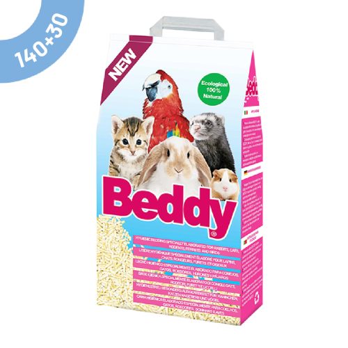 Pack Litter Granulado Madeira Beddy 10L - 140+30 Oferta