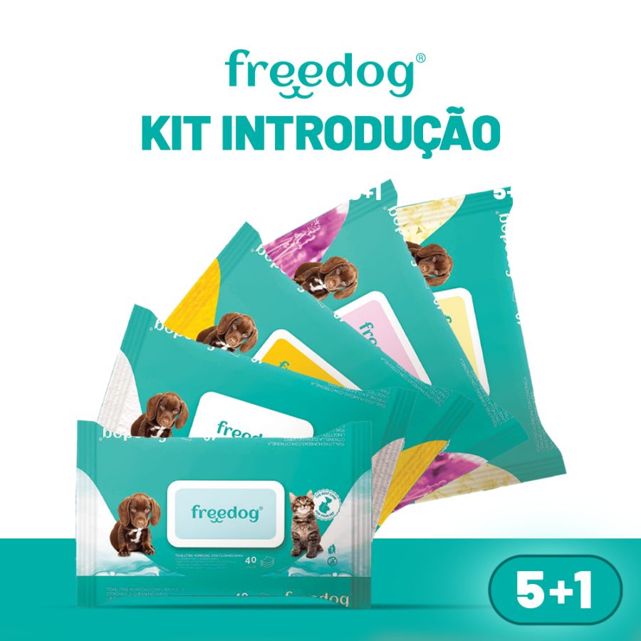 Kit Introdução - Freedog Toalhitas