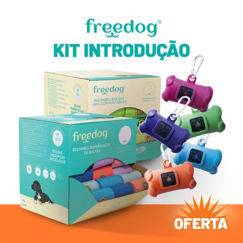 Kit Introdução - Freedog Bolsas Dejetos