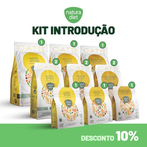 Kit Introdução - Natura Diet Gato