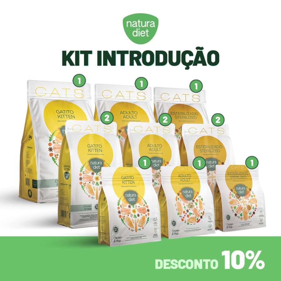 Kit Introdução - Natura Diet Gato