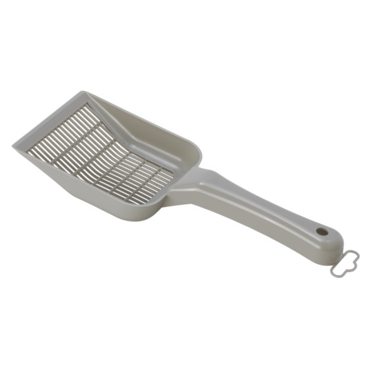 Pá P/ Wc "Small Grid Scoop" - 27,8X10,3X4,3 Cm - Warm Grey