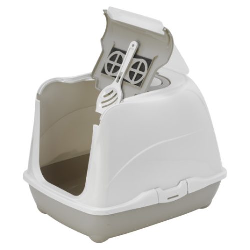 Wc Fechado "Flip Cat Jumbo" - 57,8X43,9X41,5 Cm - Warm Grey