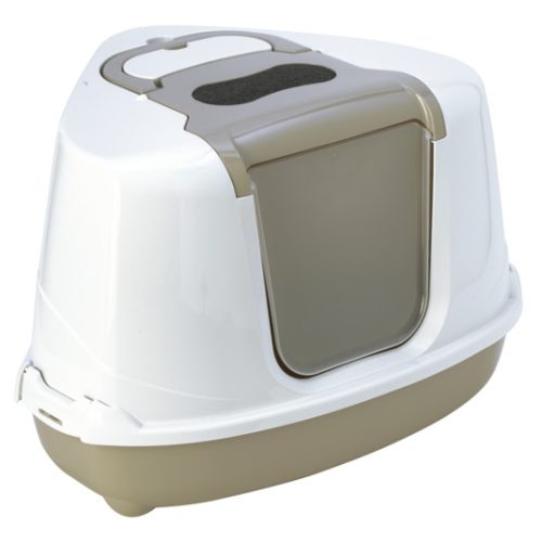 Wc Fechado "Flip Corner" - 56,3X44,4X36,4 Cm - Warm Grey