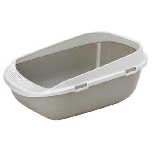 Wc Aberto C/ Rebordo "Mega Step" - 65,6X48,2X28,5 Cm - Warm Grey