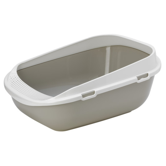 Wc Aberto C/ Rebordo "Mega Step" - 65,6X48,2X28,5 Cm - Warm Grey