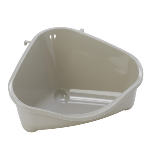 Wc P/ Roedores "Pets Corner Large" - 49,5X33,3X26,2 Cm - Warm Grey