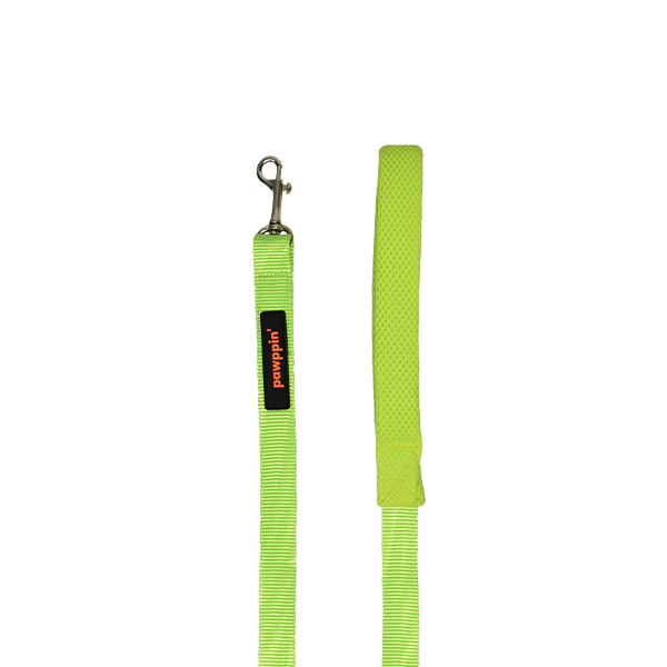Pawppin' - Trela Air-Mesh - (S) 15Mm X 120Cm - Amarelo Neon