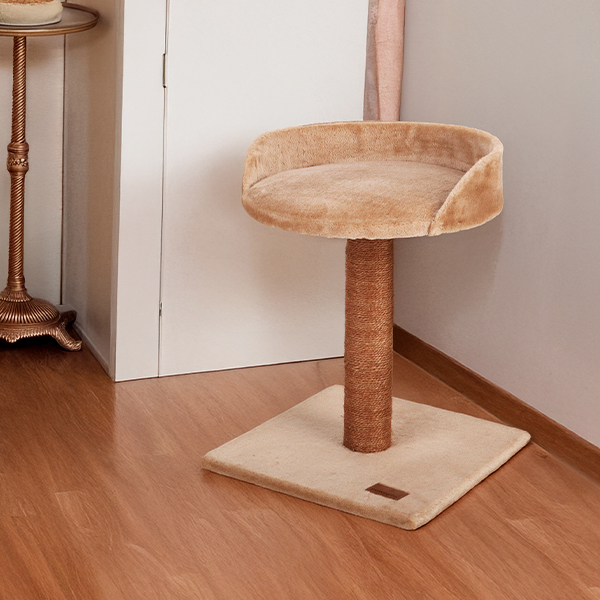 Pawppin' - Arranhador "Lounge" - 30X30X45 Cm - Bege