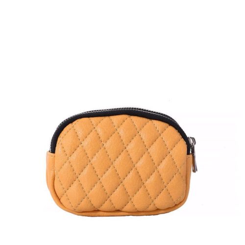 Porta moedas com fecho e losangos