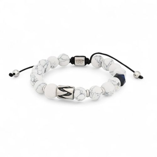Pulseira homem elástica com pedras