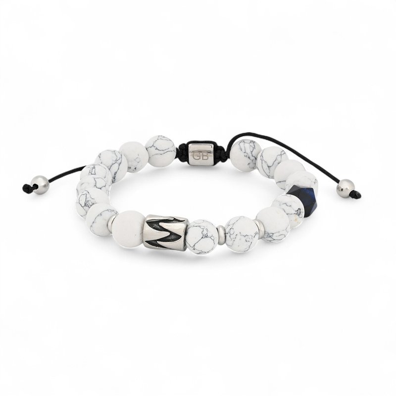 Pulseira homem elástica com pedras