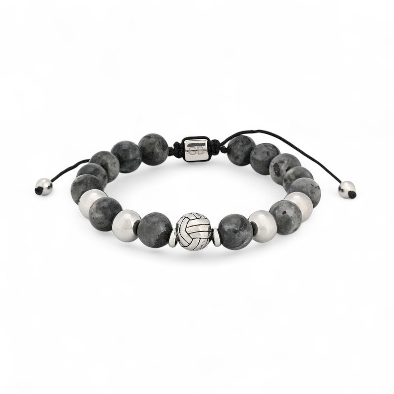 Pulseira homem elástica pedra terra voleibol