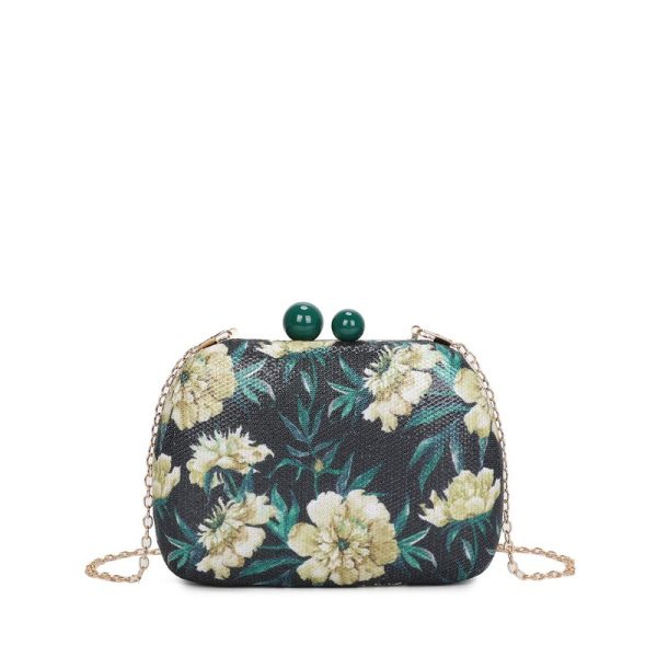 Pochette de senhora com padrão florido