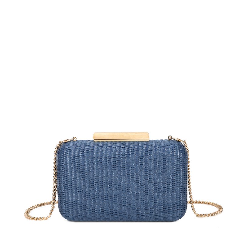 Pochette de senhora em ráfia