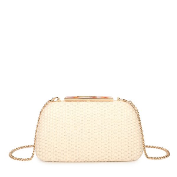 Pochette de senhora em ráfia