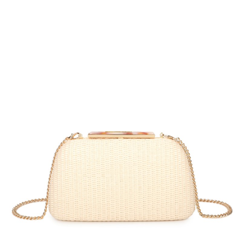 Pochette de senhora em ráfia