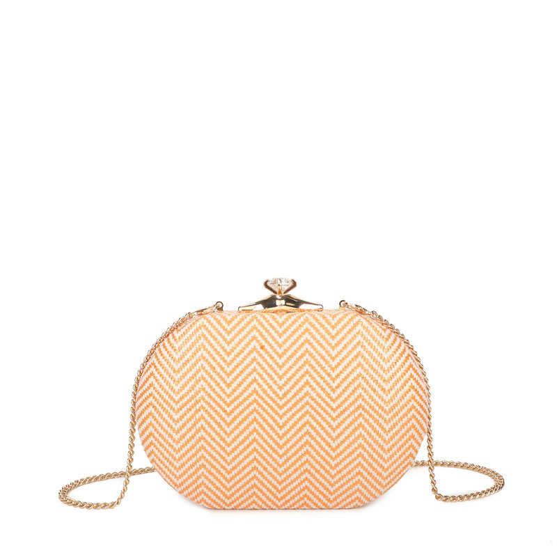 Pochette de senhora em ráfia