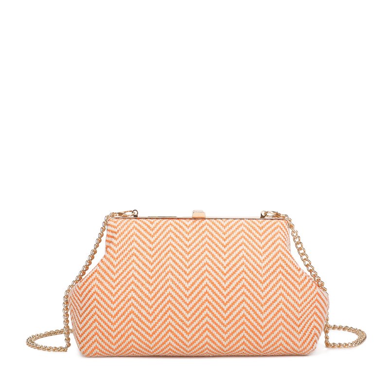 Pochette de senhora em ráfia