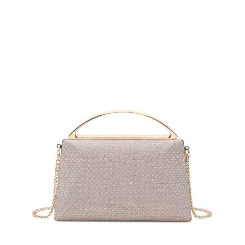 Pochette de senhora pega dourada