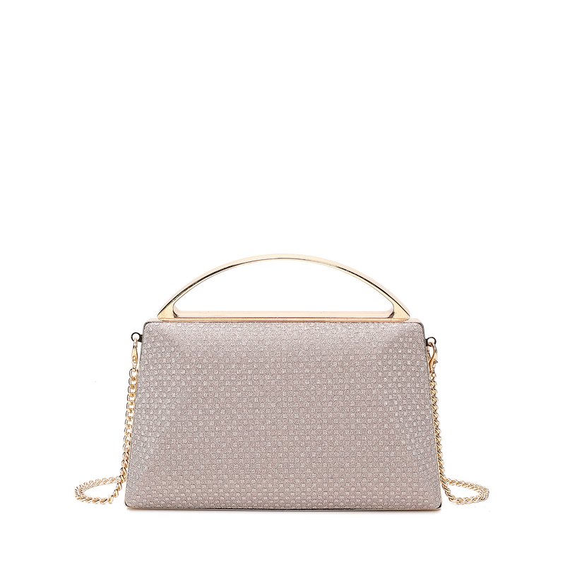 Pochette de senhora pega dourada