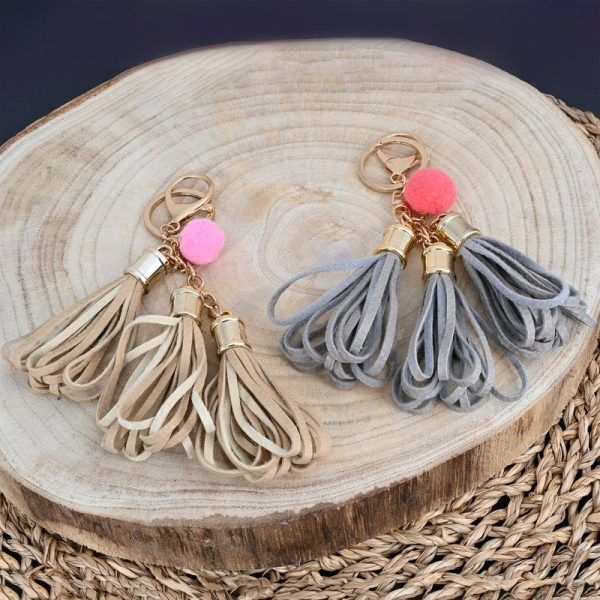 Porta-chaves pompom