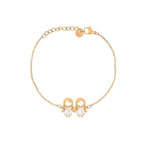 Pulseira BeLove com duas meninas