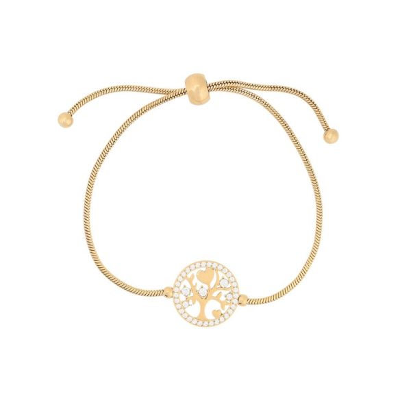 Pulseira Delicate árvore e corações