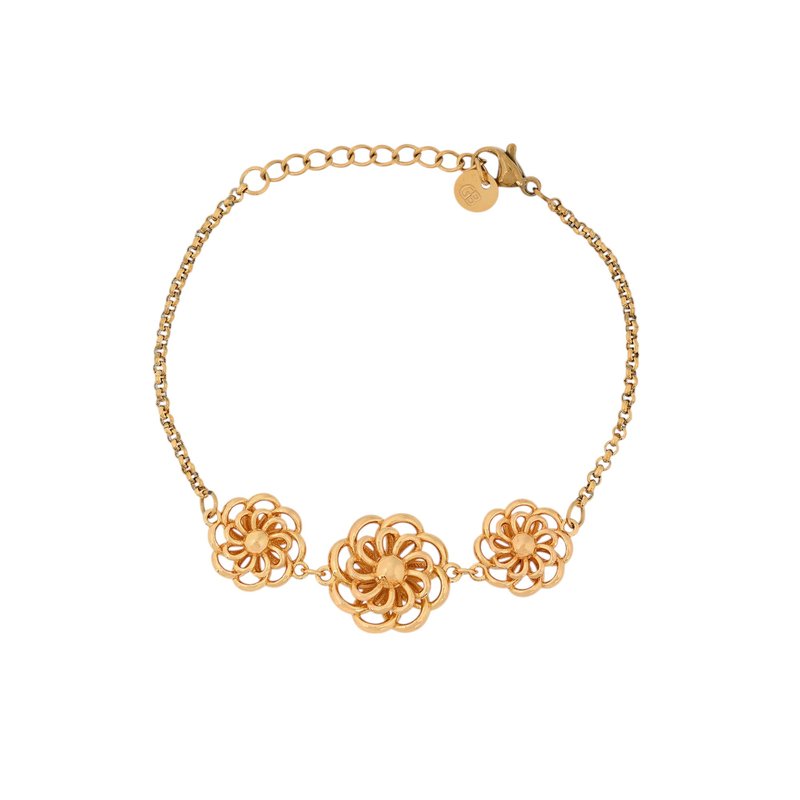 Pulseira Encantos flor tradicional